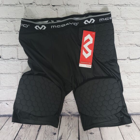 NWT McDavid HEX Dual-Density Thudd Short Biking/Cycling MD737DD-01-35 XL - Picture 1 of 4